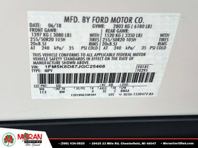 2018 Ford Explorer XLT