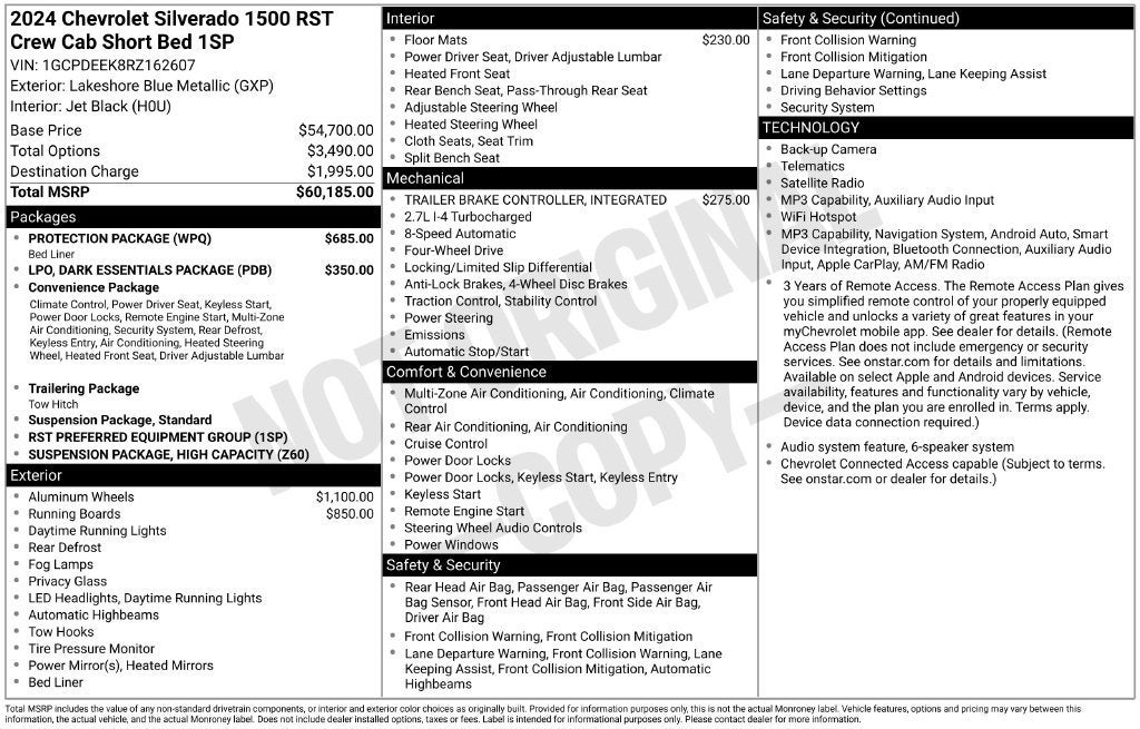 2024 Chevrolet Silverado 1500 RST