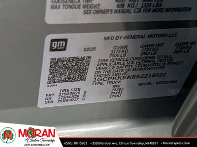 2025 Chevrolet Silverado 1500 LT (2FL)