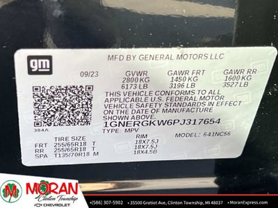 2023 Chevrolet Traverse LT Cloth