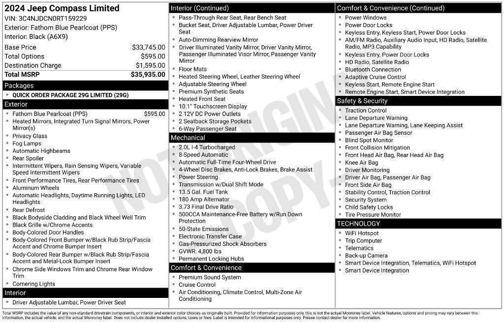 2024 Jeep Compass Limited