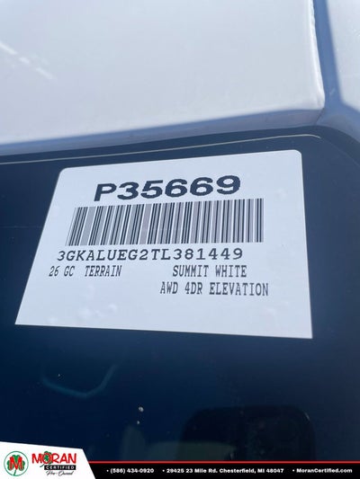 2026 GMC Terrain Elevation