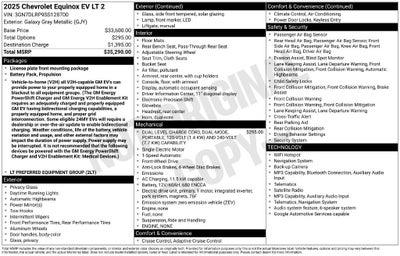 2025 Chevrolet Equinox EV LT