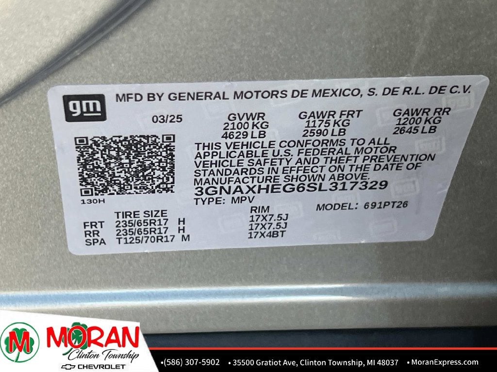 2025 Chevrolet Equinox LT