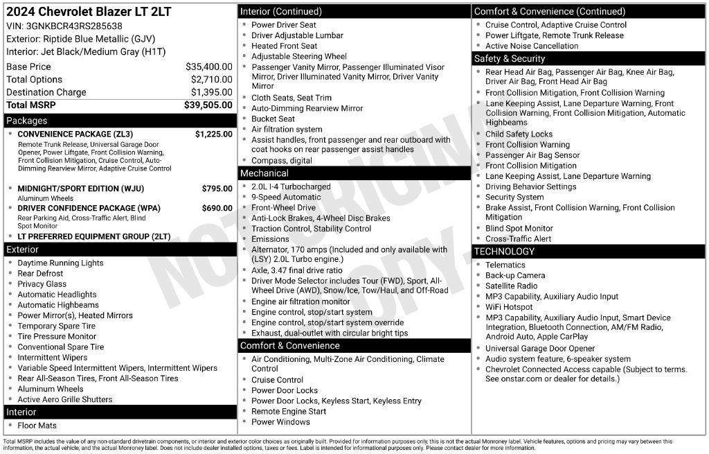 2024 Chevrolet Blazer 2LT