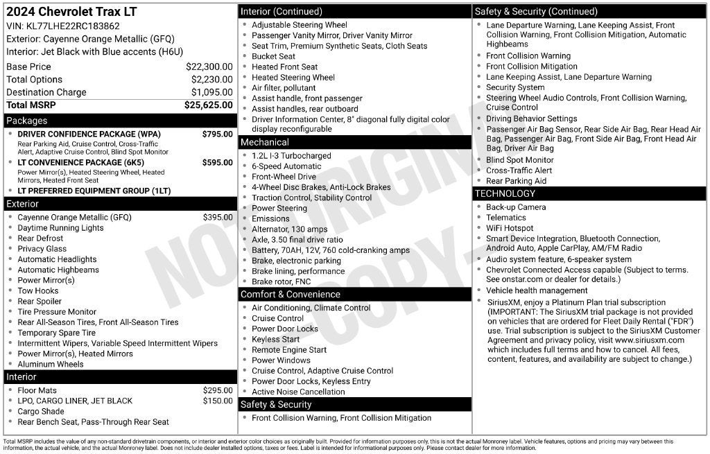 2024 Chevrolet Trax LT