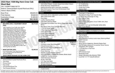 2022 RAM 1500 Big Horn