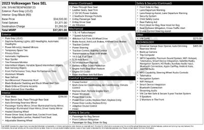 2023 Volkswagen Taos 1.5T SEL